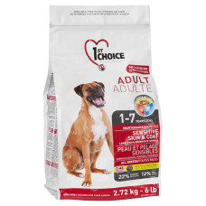 1st Choice Adult Sensitive Lamb&Fish ФЕСТ ЧОЙС ДОРОСЛИЙ ЯГНЯ РИБА сухий суперпреміум корм для собак , 2.72 кг., Пакунок см.