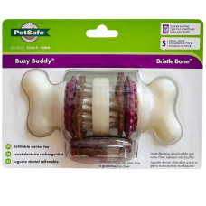 PetSafe Busy Buddy Bristle Bone ПЕТСЕЙФ БІЗІ БАДДІ БРІСТЛ БОУН жувальна іграшка з ласощами для собак , S, для собак 5-10 кг см.