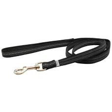 Sprenger Rubberized Leash with Handle СПРЕНГЕР ПРОГУМОВАНИЙ ПОВІДЕЦЬ із ручкою для собак , Чорний см., 1,9х120 см см.