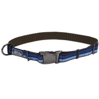 Coastal K9 Explorer Collar КОСТАЛ К9 ЭКСПЛОРЕР световозвращающий ошейник для собак, 2.5х46-66см, Сапфировый см., 2,5x46-66 см см. Coastal K9 Explorer Collar