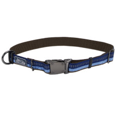 Coastal K9 Explorer Collar КОСТАЛ К9 ЕКСПЛОРЕР світловідбивний нашийник для собак, 2.5х46-66см , Сапфіровий см., 2,5 x 46-66 см см.