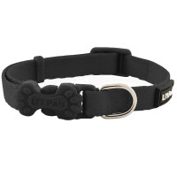 Coastal Li`l Pals Nylon КОСТАЛ ЛИТТЛ ПЭЛС ошейник для собак малых пород, Черный см., 0,8х15-20 см см.