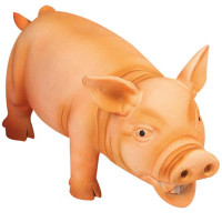 Flamingo Orange Pig ФЛАМИНГО ПОРОСЬ ХРЮКАЮЩЕЕ Оранжевая латексная игрушка для собак , см. .