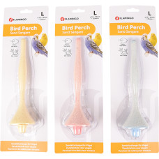 Flamingo Sand Perch Plastic ФЛАМІНГО ПІЩАНА ЖЕРДОЧКА для птахів , 21,5 (Д) х 1-1,9 (Діам.) см, заг. довжина 24 см см., L см., В асортименті см.