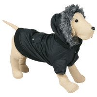 Flamingo Polar Black ФЛАМИНГО КУРТКА С КАПЮШОНОМ одежда для собак, 38 см см.