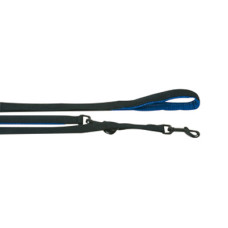 Flamingo Training Lead Soft Grip ФЛАМІНГО ПЕРЕСТІБКА з м’якою ручкою для собак , 2 м, 20 мм см., Чорно-синій см.