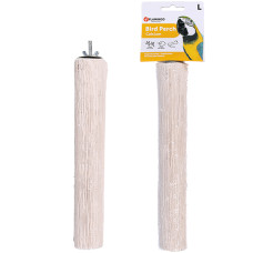 Flamingo Perch Calcium ФЛАМІНГО ЖЕРДОЧКА З КАЛЬЦІЄМ для гігієни дзьоба та кігтів птахів , 25 (Д) х 3,3-4,1 (Діам.) см, заг. довжина 27 см см., L см., Бежевий см.