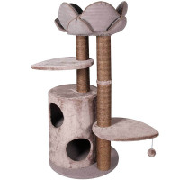 Flamingo Lotus ФЛАМИНГО ЛОТОС спально-игровой комплекс когтеточка для кошек, 48х48х110 см см.
