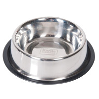 Flamingo Dish Rubber Rim ФЛАМІНГО РУБЕР РІМ миска з гумовим обідком для собак, нержавіюча сталь , 0.946 л., d=17 см см.