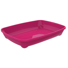 Moderna Arist-O-Tray Small МОДЕРНА АРІСТ-О-ТРЕЙ туалет для кошенят, 37х27х6см , Яскраво-рожевий см., 37(Д) х 27(Ш) х 6(В) см см.