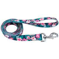 Coastal Pet Attire Styles КОСТАЛ СТАЙЛС поводок для собак, 1смХ1.2м, Тропические цветы см.