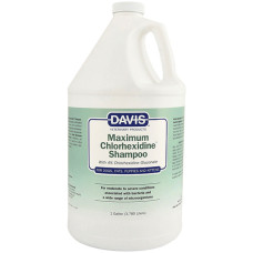 Davis Maximum Chlorhexidine Shampoo ДЕВІС МАКСИМУМ ХЛОРГЕКСИДИН шампунь з 4% хлоргексидином для собак і котів із захворюваннями шкіри та шерсті , 3.8 л.
