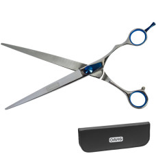 Davis Extreme Edge BLUE Straight ДЭВИС ЭКСТРИМ ЭДЖ прямые ножницы для стрижки собак, 8,5", 21,6 см см.