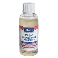 Davis 15 to 1 With Fragrance ДЕВІС 15:1 шампунь з ароматом для собак і котів, концентрат , 0.05 л.