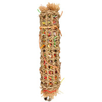 Flamingo Papyr Parakeet Toy Tube ФЛАМІНГО ТУБУС іграшка з дзвіночком для папуг , 11х9х45 см см.