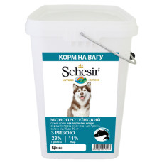 Schesir Dog Medium Adult Fish ШЕЗІР ДОРОСЛИЙ СЕРЕДНІХ РИБА сухий монопротеїновий корм для собак середніх порід , 4 кг., На вагу см.