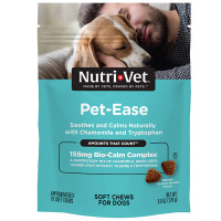 Nutri-Vet Pet-Ease Soft Chews НУТРІ-ВЕТ АНТИСТРЕС заспокійливий засіб для собак, м’які жувальні таблетки , 0.17 кг., 70 табл. кг.