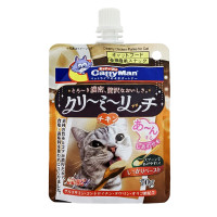 CattyMan Creamy Chicken КЕТТИМЕН сливочное пюре с курицей жидкое лакомство для кошек, 0.07 кг.