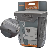 Kurgo Tailgate Dumpster КУРГО КОНТЕЙНЕР силіконовий на магнітах , Сірий см., 13,5х6,5х15 см см.