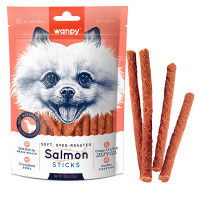 Wanpy Salmon Sticks Ванпы палочки с лососем лакомство для собак , 0.1 кг., лосось кг.