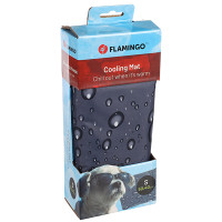 Flamingo Cooling Pad Drop ФЛАМІНГО ОХОЛОДЖУВАЛЬНА ПІДСТИЛКА КРАПЛІ для собак і котів , S см., 50(Д) х 40(Ш) х 0.6(В) см см., Сірий см.