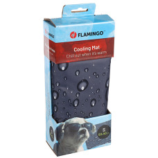 Flamingo Cooling Pad Drop ФЛАМІНГО ОХОЛОДЖУВАЛЬНА ПІДСТИЛКА КРАПЛІ для собак і котів , S см., 50(Д) х 40(Ш) х 0.6(В) см см., Сірий см.
