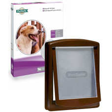 PetSafe Staywell Original ПЕТСЕЙФ СТЕЙВЕЛ ОРІДЖИНАЛ дверцята для собак великих порід, до 45кг , Коричневий см., 456х386 мм см.