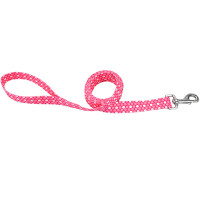 Coastal Pet Attire Styles КОСТАЛ СТАЙЛС поводок для собак, 2смХ1.2м, розовая точка см.