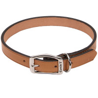 Coastal Circle-T Leather Town КОСТАЛ СЕРКЛ-Т шкіряний нашийник для собак , Бежевий см., 2,5х60 см см.