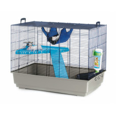 Savic Freddy 2 САВІК ФРЕДІ 2 клітка для тхорів, щурів , 80 (Д) х 50 (Ш) х 63 (В) см см., Блакитний см.