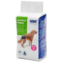 Savic Comfort Nappy САВІК КОМФОРТ НАППІ підгузки для собак , T6 см., 46-56 см, 12 шт/пак см.