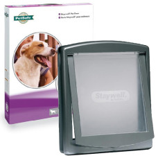 PetSafe Staywell Original ПЕТСЕЙФ СТЕЙВЕЛ ОРІДЖИНАЛ дверцята для собак великих порід, до 45кг , Сірий см., 456х386 мм см.