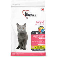 1st Choice Adult Indoor Vitality Chicken ФЕСТ ЧОЙС КУРКА ВІТАЛІТІ сухий суперпреміум корм для котів , 10 кг., Пакунок см.