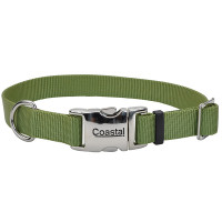 Coastal Metal Buckle КОСТАЛ ТИТАН БАКЛ нашийник для собак, 2х36-51см , Зелена пальма см., 2 х 36-51 см см.