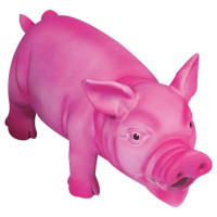 Flamingo Pink Pig ФЛАМИНГО ПОРОСЬ ХРЮКАЮЩЕЕ Розовое латексная игрушка для собак, 22х10х10 см см., розовый см.