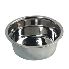 Flamingo Bowl Stainless Steel ФЛАМІНГО миска для собак, нержавіюча сталь , 0.8 л., 16 см - діам. із бортиком, 11 см - діам. дна см.