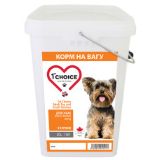 1st Choice Adult Toy and Small Сhicken ФЕСТ ЧОЙС ДОРОСЛИЙ МІНІ МАЛИХ КУРКА сухий суперпреміум корм для собак міні та малих порід , 5 кг., На вагу см.