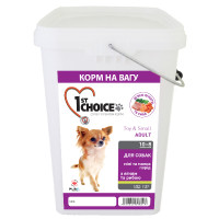 1st Choice Adult Toy&amp;Small Lamb&amp;Fish ФЕСТ ЧОЙС ВЗРОСЛЫЙ МИНИ ЯГНЕЦА РЫБА сухой суперпремиум корм для собак мини и малых пород , 5 кг., на вес см.