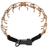 Sprenger Ultra-Plus Training Collar СПРЕНГЕР УЛЬТРА-ПЛЮС ПАРФОРС строгий ошейник для собак, замок ClicLock, куроган, 3,2 мм, 52 см см., Куроган сталь.