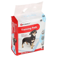 Flamingo Training Pads Puppy ФЛАМІНГО одноразова пелюшка для цуценят , S см., 45х35 см, 10 ед. см.