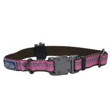 Coastal K9 Explorer Collar КОСТАЛ К9 ЕКСПЛОРЕР світловідбивний нашийник для собак, 1.6х20-30см , Рожевий см., 1,6 х 20-30 см см.