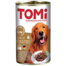 TOMi 3 Kinds of Poultry ТОМІ 3 ВИДИ ПТИЦІ консерви для собак, вологий корм , 1.2 кг.