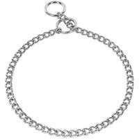 Sprenger Collar Round Narrow Link СПРЕНГЕР НАШИЙНИК для собак, коротка кругла ланка 3мм, хромована сталь , 3 мм, 40 см см., Хромована сталь см.