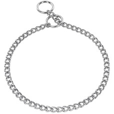 Sprenger Collar Round Narrow Link СПРЕНГЕР НАШИЙНИК для собак, коротка кругла ланка 3мм, хромована сталь , 3 мм, 40 см см., Хромована сталь см.