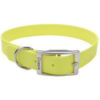 Coastal Fashion Waterproof Dog Collar КОСТАЛ біотановий нашийник для собак , Жовтий см., 2,5х61 см см.