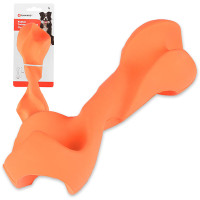 Flamingo Rubber Flexo Twisted Dumbbell ФЛАМИНГО ФЛЕКСО СКРУЧЕННАЯ ГАНТЕЛЬ жевательная игрушка для собак, L см., 21х7 см.
