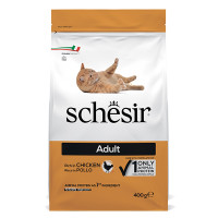 Schesir Cat Adult Chicken ШЕЗІР ДОРОСЛИЙ КУРКА сухий монопротеїновий корм для котів , 0.4 кг., Пакунок см.