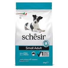 Schesir Dog Small Adult Fish ШЕЗІР ДОРОСЛИЙ МАЛИХ РИБА сухий монопротеїновий корм для собак малих порід , 2 кг.