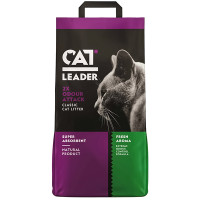 Cat Leader Classic 2xOdour Attack Fresh КЕТ ЛІДЕР КЛАСІК ПОДВІЙНА СВІЖІСТЬ суперпоглинальний наповнювач у котячий туалет , 10 кг.