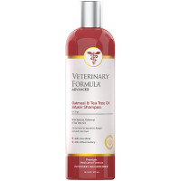 Veterinary Formula Advanced Oatmeal &amp; Tea Tree Oil Shampoo ВЕТЕРИНАРНАЯ ФОРМУЛА УВАЖАЮЩИЙ лечебный шампунь для собак, антибактериальный, противовоспалительный, 0.473 л.